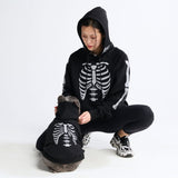 Halloween Human Hoodie - Reflective Skeleton (2)