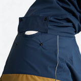 Dog Raincoat - Blue Gold Black