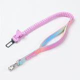 Multipurpose Seatbelt Handsfree Leash & Poop Bag Holder Set - Pastel Icing