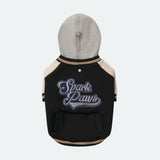 Dog Varsity Jacket - Black