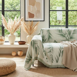 Pet Couch Cover - Leaves Green