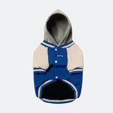 Dog Varsity Jacket - Blue