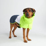 Breatheshield™ Dog Raincoat - Lime White Navy