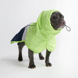 Breatheshield™ Dog Raincoat - Lime White Navy