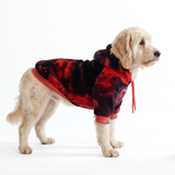 Velvet Red Black Hoodie||size:2XL