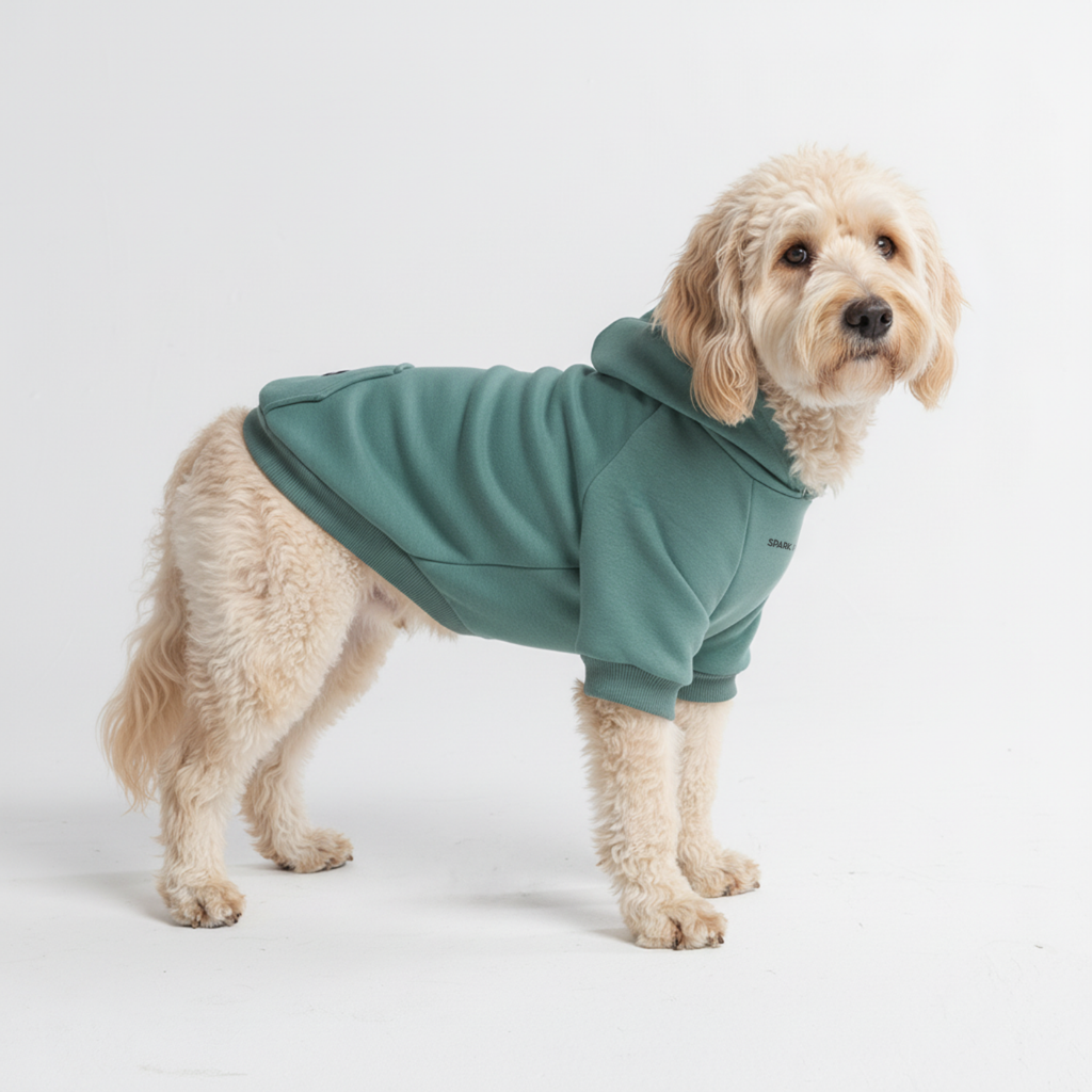 Essential Dog Hoodie - Teal – SPARK PAWS