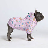 Good Vibes Dog Hoodie - Purple