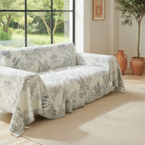 Pet Couch Cover - Lily of The Valley Grey