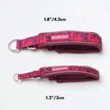 Cushioned Martingale Collar - Fuchsia Camo