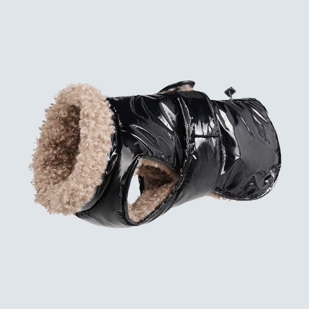 Slip-on Winter Dog Jacket - Black – SPARK PAWS