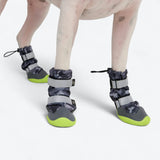 Flex Shell Waterproof Dog Boots - Grey Camo