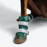 Flex Shell Waterproof Dog Boots - Green Camo