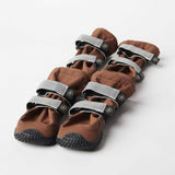 Flex Shell Waterproof Dog Boots - Brown
