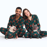 Human Pajama Top - Mistletoe Night||size:S,M,L,XL,2XL