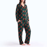 Human Pajama Top - Mistletoe Night||size:S,M,L,XL,2XL