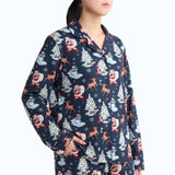 Human Pajama Top - Retro Santa||size:S,M,L,XL,2XL