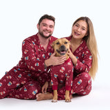 Human Pajama Top - Teddy Christmas||size:S,M,L,XL,2XL