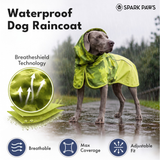 Dog Raincoat - Camo Lime||size:S,M,L,XL,2XL,3XL,4XL,5XL