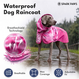 Dog Raincoat - Camo Pink||size:S,M,L,XL,2XL,3XL,4XL,5XL