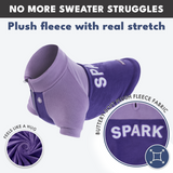 Purple Plush Fleece Dog Sweater||size:S,M,L,XL,2XL,3XL,4XL