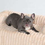 Luxury Couch Cover Dog Bed - Beige