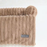 Luxury Couch Cover Dog Bed - Brown