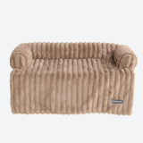 Luxury Couch Cover Dog Bed - Brown