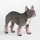 Flex Shell Waterproof Dog Boots - Pink