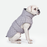 Grey Quilted Winter Jacket||size:3XL