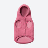 Teddy Sherpa Dog Jacket - Dark Pink