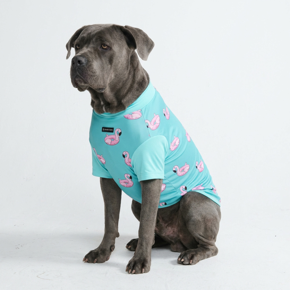 Sunblock Dog T-Shirt - Flamingo – SPARK PAWS