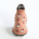 Christmas Knit Dog Sweater - Santa & Rudolph