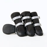 Dog Rainboots, Waterproof Dog Shoes - Black