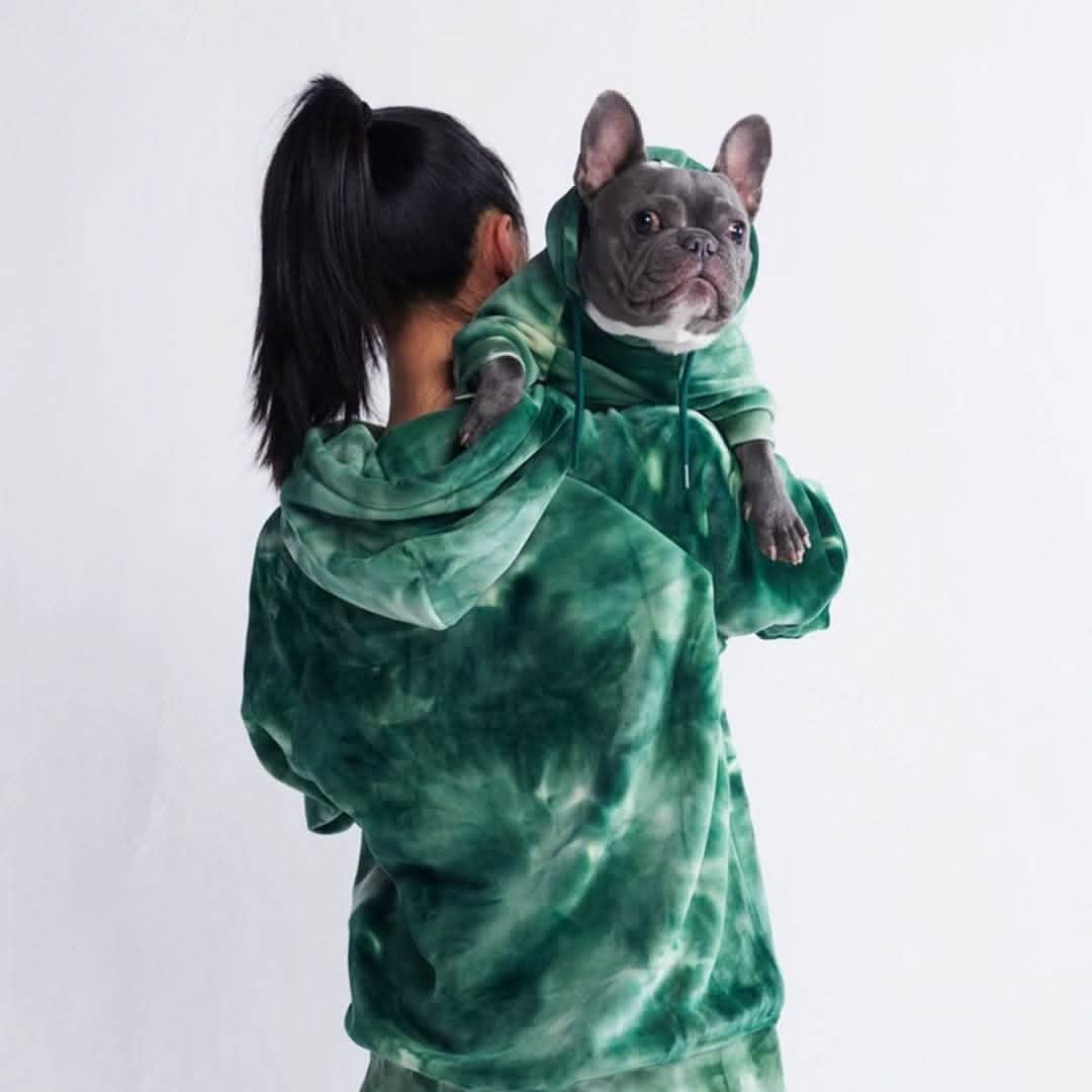 Velvet Human Hoodie - Emerald Green – SPARK PAWS