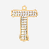 Initial Letter Jewelry Tag - T