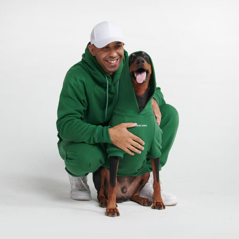 Essential Human Hoodie - Cobalt Green