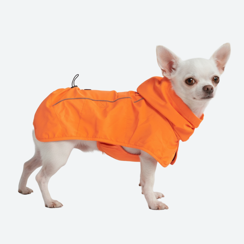 Breatheshield™ Dog Raincoat - Neon Orange – SPARK PAWS