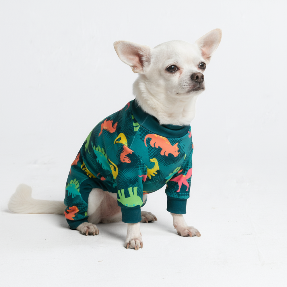 dino dog gear Dog Pajama Prints