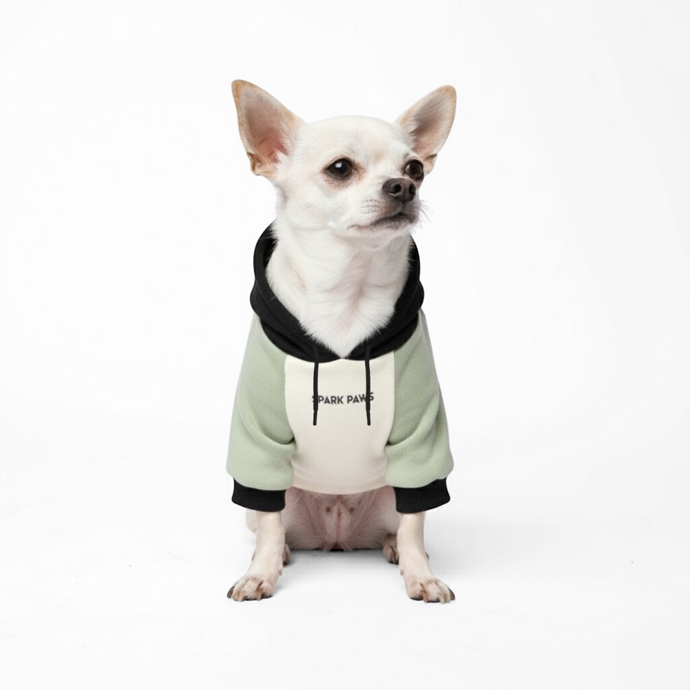 Olive Cream Dog Hoodie – SPARK PAWS