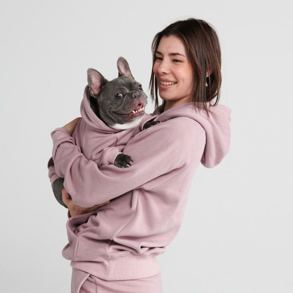 Essential Human Hoodie - Purple Taupe – SPARK PAWS