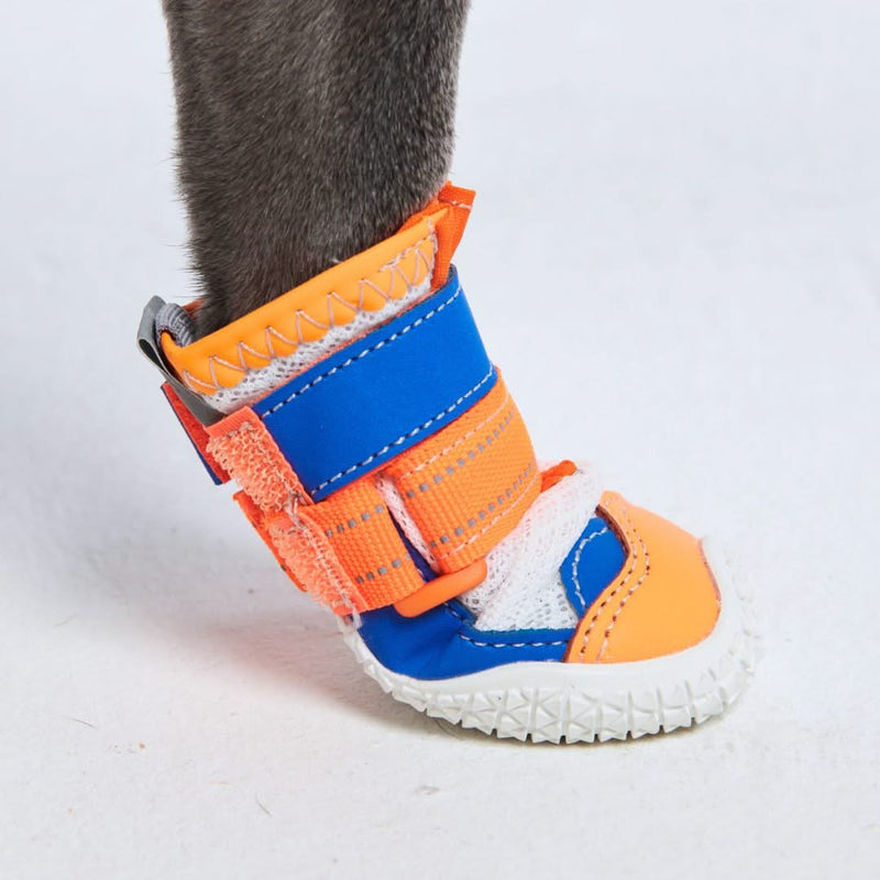 Hot Pavement Dog Shoes Summer Dog Boots Pink Purple Spark Paws