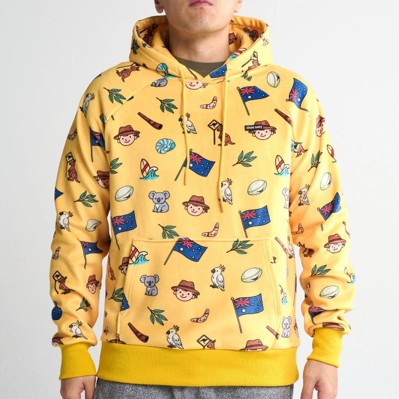 The Australia Human Hoodie - Yellow – SPARK PAWS