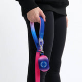 Multipurpose Seatbelt Handsfree Leash & Poop Bag Holder Set - Snow Cone