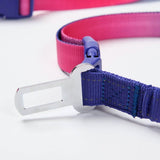 Multipurpose Seatbelt Handsfree Leash & Poop Bag Holder Set - Snow Cone