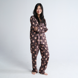 Human Pajama Top - Bear Black