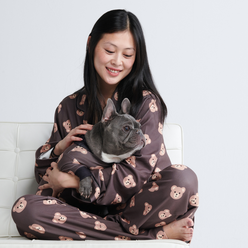 Human Pajama Top - Bear Black – SPARK PAWS