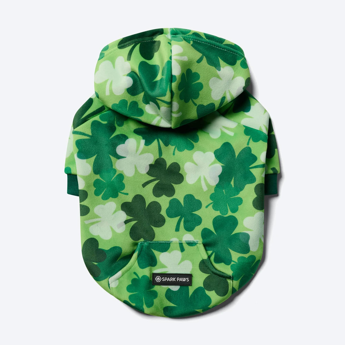St. Paddy's Dog Hoodie - Shamrocks (Limited Edition) – SPARK PAWS