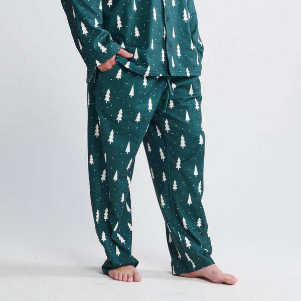Human Pajama Pants - Frosty Pines