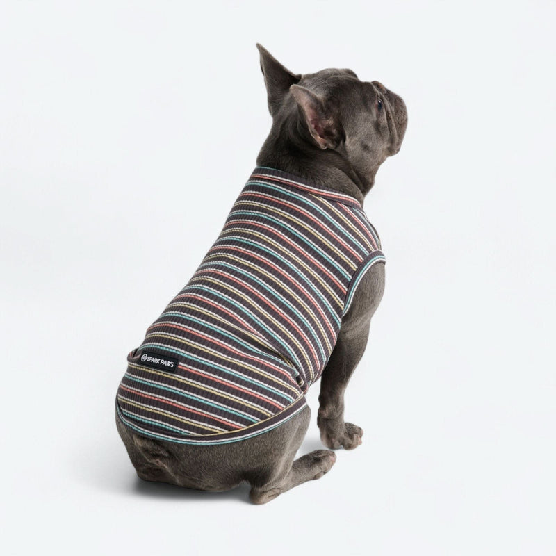 Black Coral Stripe Shirt