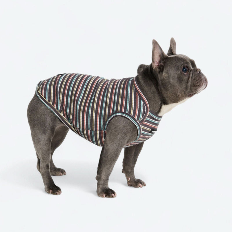 Stripe Shirt - Black Coral
